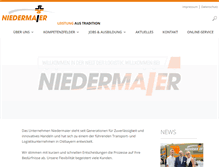 Tablet Screenshot of niedermaier.eu